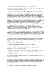 ATA DE ASSEMBLÉIA DE CONSTITUIÇÃO DA COMISSÃO DE REPRESENTANTES PARA O ACOMPANHAMENTO DA OBRA DO SPAZIO RIO STAR CLUBE E CONDOMÍNIO RESORT.doc