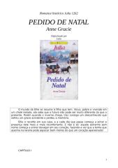 Classicos - Anne Gracie - Pedido de Natal - Julia 1262.doc.doc