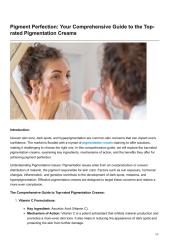 Pigment Perfection Your Comprehensive Guide to the Top-rated Pigmentation Creams.pdf